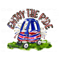 Enjoy The Ride #10922 Sublimation transfer - Heat Transfer