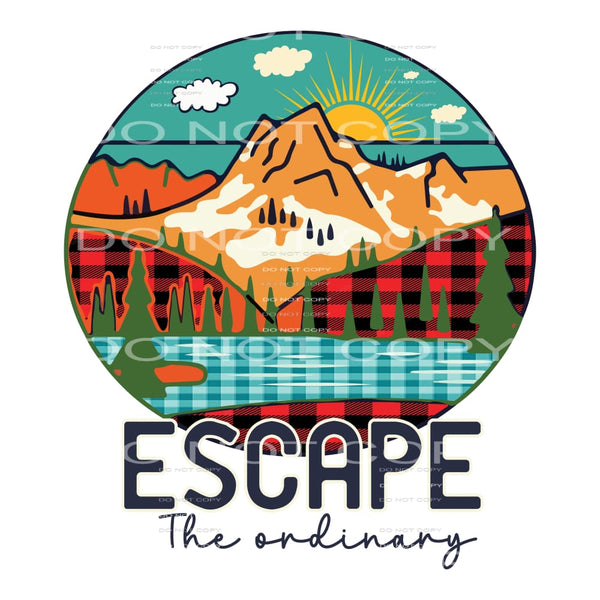 Escape The Ordinary #5176 Sublimation transfers - Heat