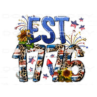 Est 1776 #10818 Sublimation transfers - Heat Transfer