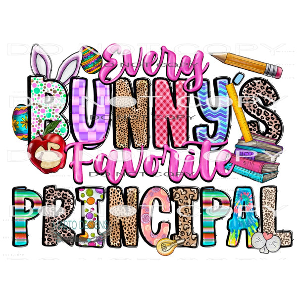 Every Bunny’s Favorite Principal #10065 Sublimation