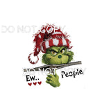 ew people Grinch # 6631 Sublimation transfers - Heat