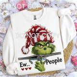ew people Grinch # 6631 Sublimation transfers - Heat