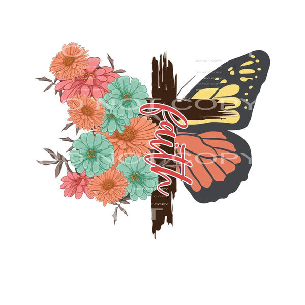 Faith #4802 Sublimation transfers - Heat Transfer Graphic