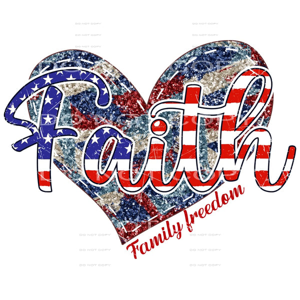 Faith #5359 Sublimation transfers - Heat Transfer Graphic