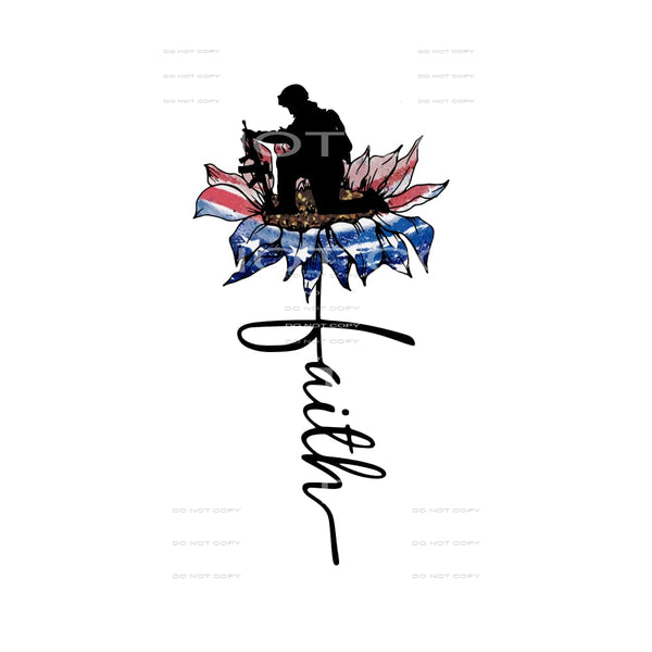 Faith #5368 Sublimation transfers - Heat Transfer Graphic