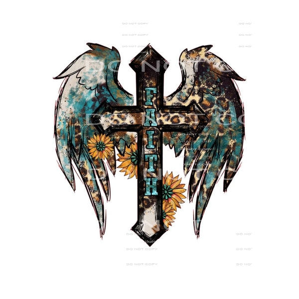 Faith #5593 Sublimation transfers - Heat Transfer Graphic