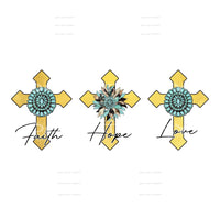Faith hope love # 362 Sublimation transfers - Heat Transfer