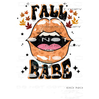 Fall Babe #6287 Sublimation transfers - Heat Transfer