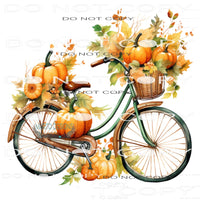 Fall Bike #7241 Sublimation transfers - Heat Transfer