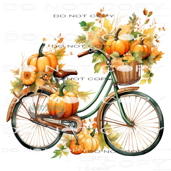 Fall Bike #7241 Sublimation transfers - Heat Transfer