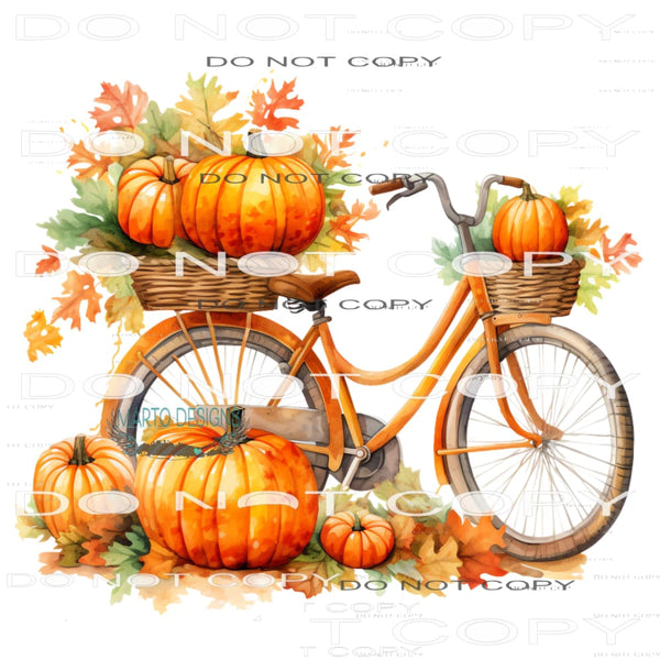Fall Bike #7254 Sublimation transfers - Heat Transfer