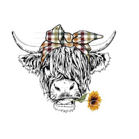 Fall Cow # 88865 Sublimation transfers - Heat Transfer