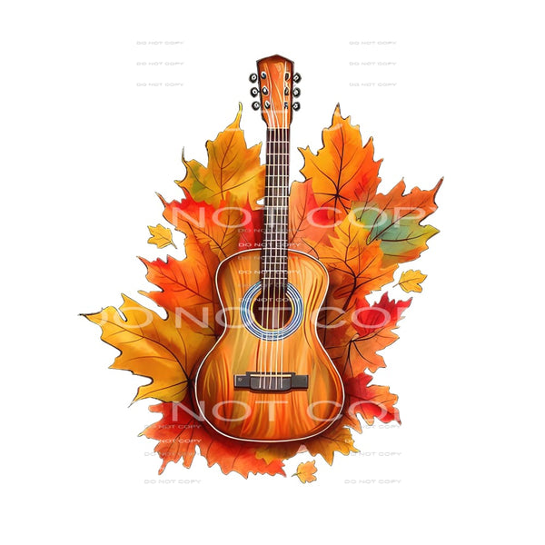 Fall Guitar # 853 Sublimation transfers - Heat Transfer