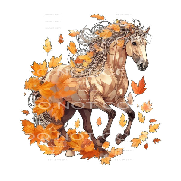 Fall horse # 856 Sublimation transfers - Heat Transfer