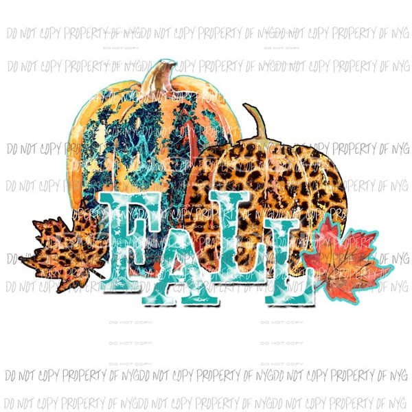 Fall Pumpkin Marquee #4 Sublimation transfers Heat Transfer