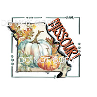 Fall Pumpkin States All states in drop down menu