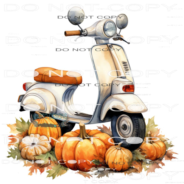 Fall Scooter #7239 Sublimation transfers - Heat Transfer