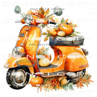 Fall Scooter #7240 Sublimation transfers - Heat Transfer