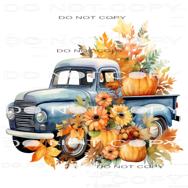 Fall Truck #7248 Sublimation transfers - Heat Transfer