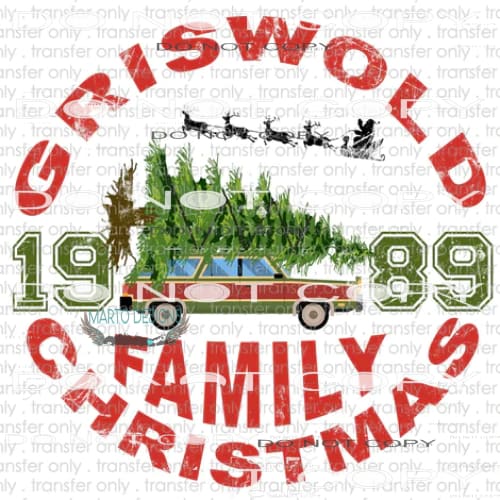 Family Christmas #6968 Sublimation transfers - Heat Transfer