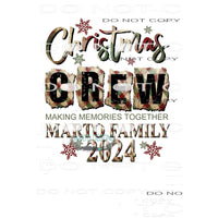 Family PJ Custom 2 Sublimation transfers - Heat Transfer