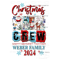Family PJ Custom 3 Sublimation transfers - Heat Transfer
