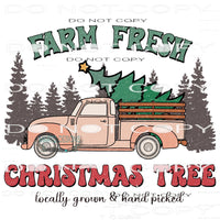 Farm Fresh Christmas Tree #8028 Sublimation transfers - Heat