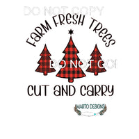 Farm Fresh Trees #11181 Sublimation transfer - Heat