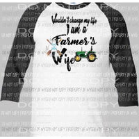 Farmers wife sublimation transfer Heat Transfer