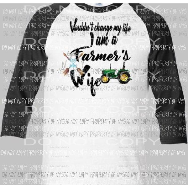 Farmers wife sublimation transfer Heat Transfer