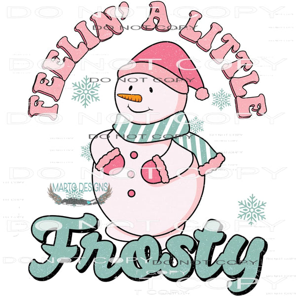 Feeling A Little Frosty #8176 Sublimation transfers - Heat
