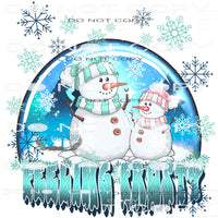 Feeling Frosty #6961 Sublimation transfers - Heat Transfer