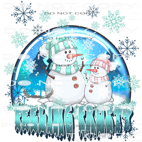 Feeling Frosty #6962 Sublimation transfers - Heat Transfer