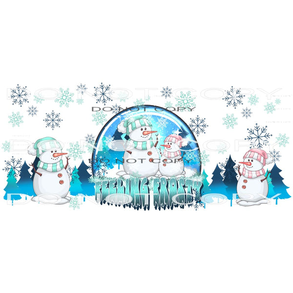 Feeling Frosty #7485 Sublimation transfers - Heat Transfer