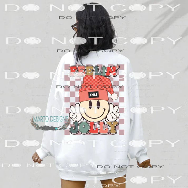 Feeling Jolly #7357 Sublimation transfers - Heat Transfer