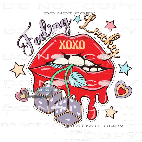 Feeling Lucky #11247 Sublimation transfer - Heat Transfer