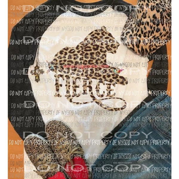 FIERCE Leopard sublimation transfer Heat Transfer