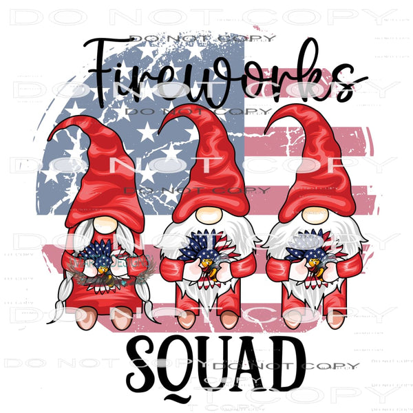 Fireworks Squad #10999 Sublimation transfers - Heat