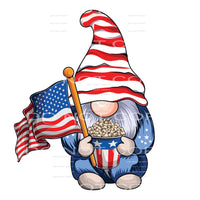 Flag gnomes # 1043 Sublimation transfer - Heat Transfer