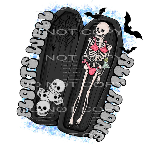 Floats well all alone # 295 Sublimation transfers - Heat
