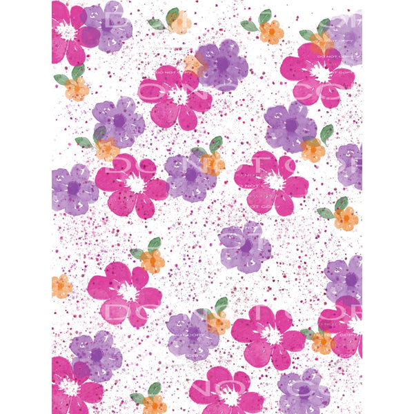 Flower Background #5769 Sublimation transfers - Heat