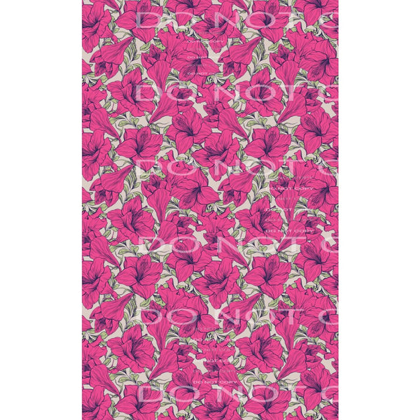 Flower Pattern #5717 Sublimation transfers - Heat Transfer