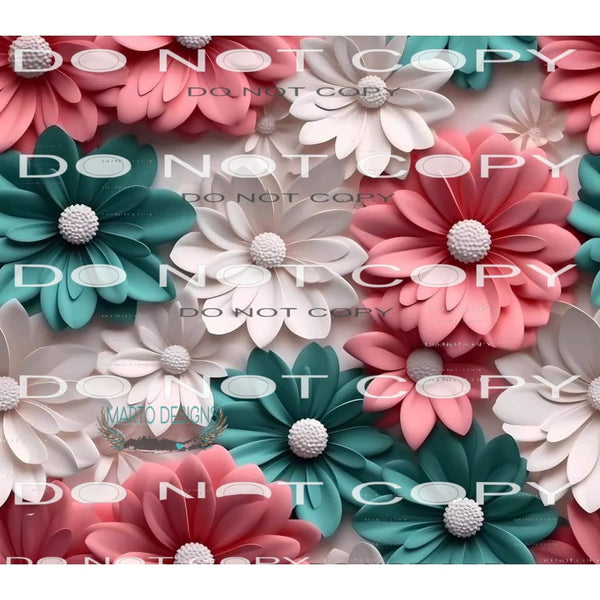 Flowers #6271 Sublimation transfers - Heat Transfer Graphic