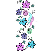 Flowers Sleeve #6047 Sublimation transfers - Heat Transfer