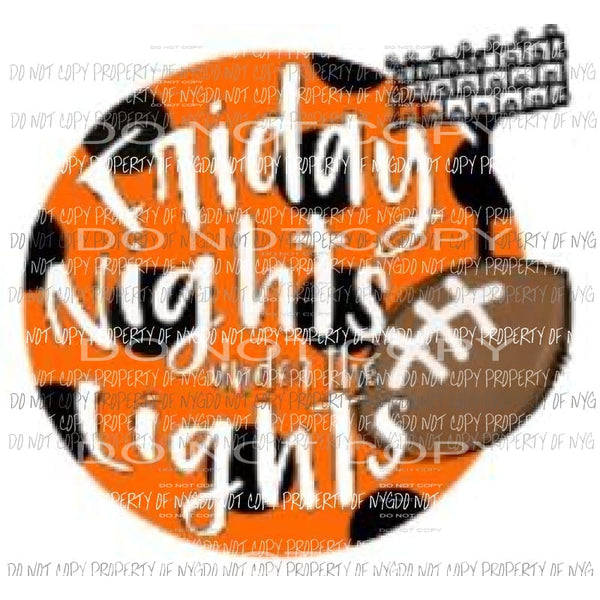 FNL Orange Sublimation transfers Heat Transfer