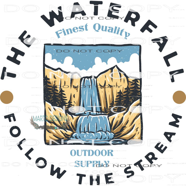 Follow The Stream #11031 Sublimation transfers - Heat