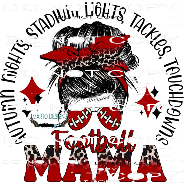 Football mama # 1001 Sublimation transfers - Heat Transfer