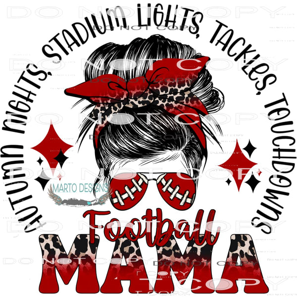 Football Mama #6930 Sublimation transfers - Heat Transfer