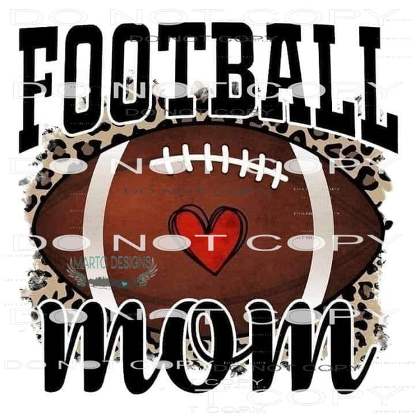 Football Mom #6369 Sublimation transfers - Heat Transfer