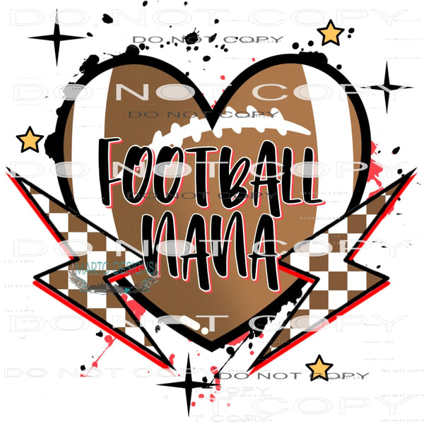 Football Nana #6695 Sublimation transfers - Heat Transfer